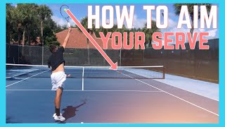 How to Aim Your Serve