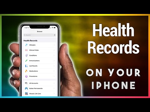 Access your health records on your iPhone