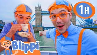 Exploring London River Thames with Blippi | Blippi Vehicles | Learning Videos for Kids