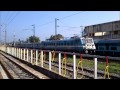 16736 chendur express arrives at villupuram junction.