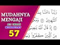 (Page 57) BELAJAR NGAJI QURAN TADARUS | SURAH ALI IMRAN | AYAT 53 - 61 | LENGKAP TERJEMAHAN JUZ 3