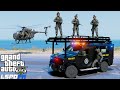 GTA 5 FBI SWAT Raid With Lenco Bearcat Armored Vehicles & A FBI Helicopter