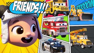 Awesome Vehicles Friends / Car Friends -Nursery Rhymes & Kids Songs by #appMink by #appMink