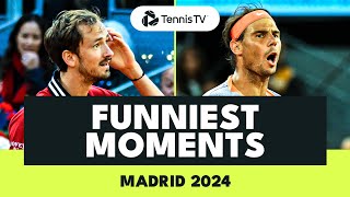 Medvedev And The Illuminati; Coffee Drama & More | Madrid 2024 Funniest Moments