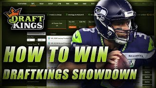 HOW TO WIN ON DRAFTKINGS NFL SHOWDOWN: LINEUP BUILDING TIPS