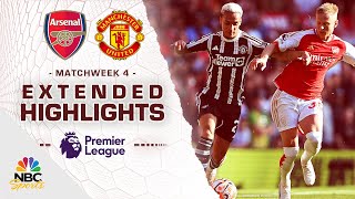 Arsenal v. Manchester United | PREMIER LEAGUE HIGHLIGHTS | 9/3/2023 | NBC Sports