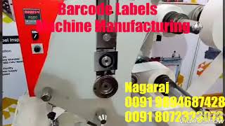 Barcode label die cutting machine low budget