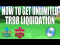 How To Get Unlimited TR98 Liquidation From The Cram-o-Matic | Pokemon Sword and Shield