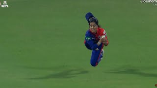 Jemimah Rodrigues Stunning Catch Today Delhi vs Mumbai Women's IPL Harmanpreet Kaur's Reaction