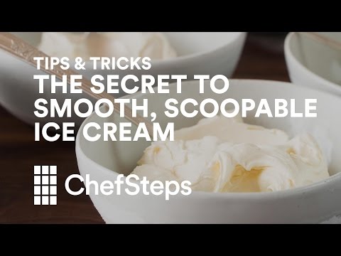 Why does my homemade ice cream taste icy?