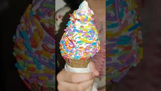 Perfect Rainbow Ice Cream Cone For You #Shorts