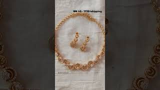 WhatsApp 8667257347. Niranjanam. #jewellery #goldcovering #necklace #lowbudget