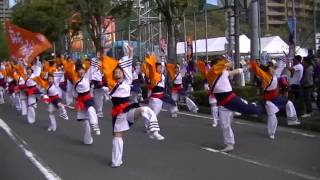 新煽組　佐世保祭り　中央公園パレード　2回目