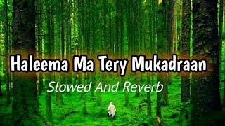 Haleema Ma Tery Mukadraan To Sadky( Slowed And Reverb ) Version || Haleema Ma Tery Mukadraan Naat 🎧