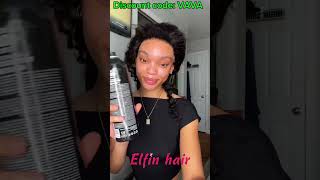 Invisible String Snug Fit 360 Wig | Lace Install Without Glue | ELFIN HAIR