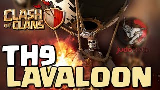 LAVALOON - The BEST Attack Strategy at TH9 in Clash of Clans [2018]