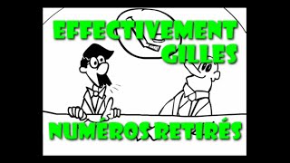 Effectivement Gilles : Numéros retirés