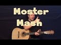 Monster Mash (Bobby Pickett) Easy Guitar Lesson How to Play Strum Chords Tutorial