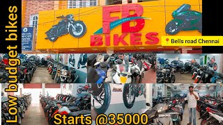 FB bikes second hand bike showroom|Chennai bells road|Low budget bikes| Starts @35k|@Thepandaviews