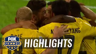 Aubameyang makes it 2-1 with a cool finish vs. Bayern Munich | 2017 German Super Cup Highlights