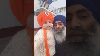 ਬੋਲੇ ਸੋ ਨਿਹਾਲ #cute #baby #family #fateh #sikh #waheguru #khalsa #punjabi #jaikara