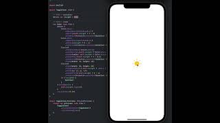 Animated Toggle View created using SwiftUI framework