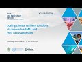 Scaling climate resilient solutions via innovative SMEs and WEF nexus approach