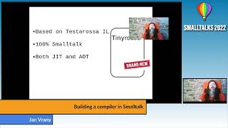 Building a compiler in Smalltalk - Jan Vrany