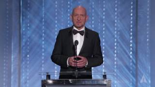 Ben Kingsley honors Frederick Wiseman at the 2016 Governors Awards