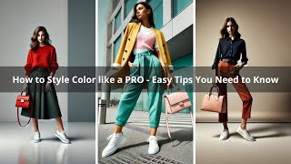 How to Style Color like a PRO - Easy Tips You Need to Know | Complementary Color Combo