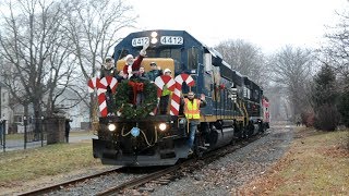 Chasing the 2018 Conrail Santa Train, Chasing From Sayreville - Freehold, NJ Dec 15, 2018