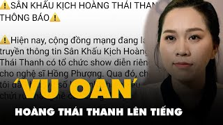 Hoàng Thái Thanh lên tiếng vì bị vu tổ chức show cho Hồng Phượng, cháu gái Vũ Linh