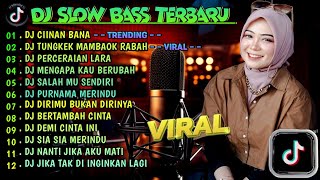 DJ SLOW FULL BASS TERBARU 2024 🌾DJ CIINAN BANA • DJ TUNGKEK MAMBAOK RABAH • VIRAL