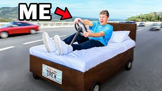 I Turned my Bed into a Race Car!