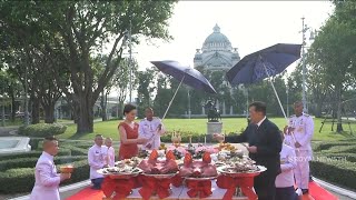 ในหลวง พระราชินี ทรงประกอบพิธีสังเวยพระป้าย เนื่องในเทศกาลตรุษจีน พุทธศักราช 2568