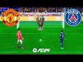 PSG V MANCHESTER UTD ! FIFA 24 ! RONALDO V MESSI ! PENALTY SHOOTOUT ! FINAL