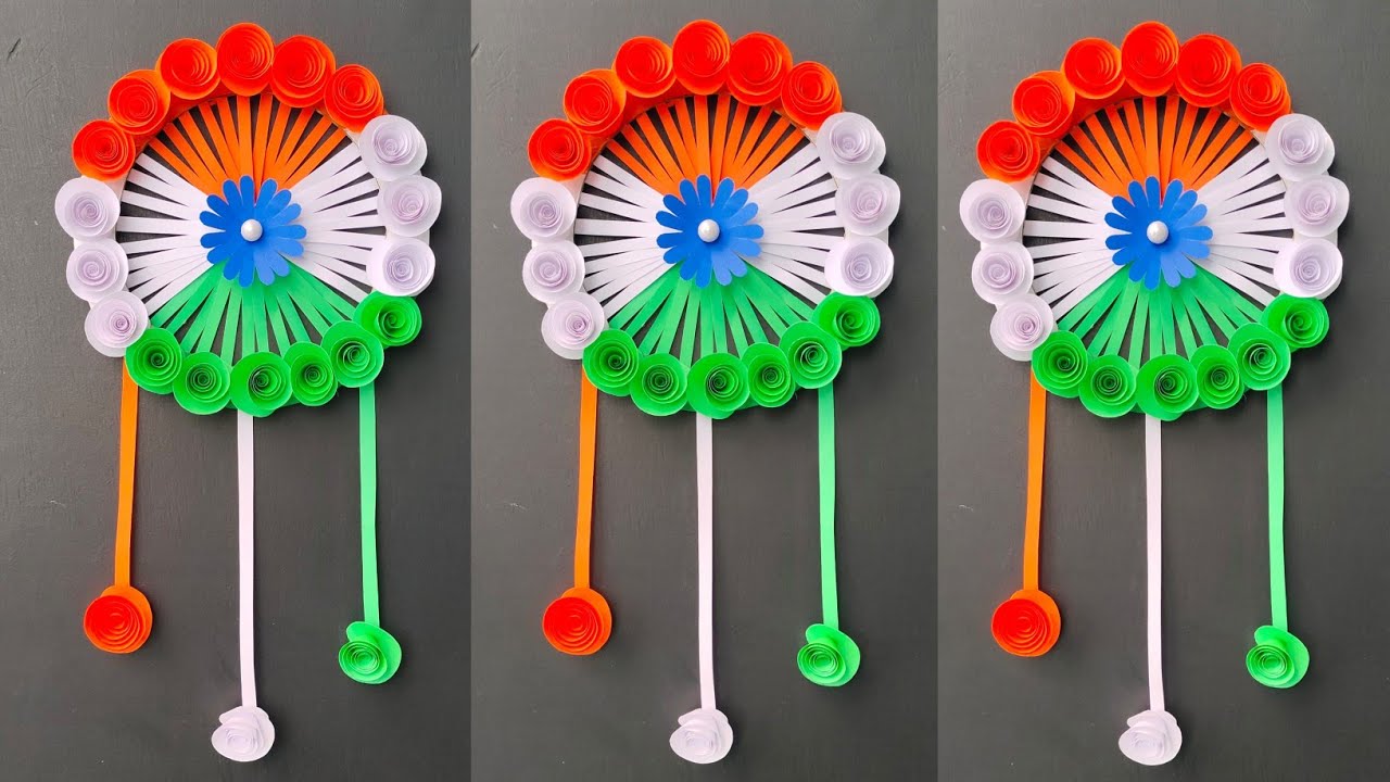 Republic Day Special 3 Craft Idea | Tricolour Paper Craft Idea | 26 ...