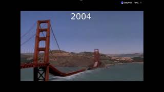 Golden gate bridge evolution Destruction#shorts#evolution#goldengatebridge 