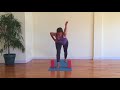 revolved triangle and revolved half moon yoga tutorial