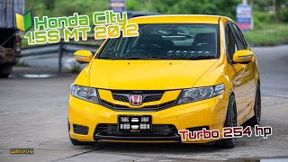 ชวนมาซื้อ Honda City 1.5S เกียร์ธรรมดา โฉมปี2012 เทอร์โบ 254hp ทำมาเหนียวๆ ขับใช้งานได้ทุกวัน