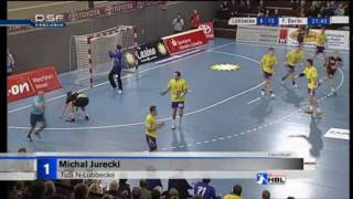 Top 5 Goals: Spieltag 9 der Handball Bundesliga Saison 2009/2010