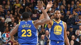 Steph Curry, Kevin Durant and Klay Thompson lead the Warriors past the Timberwolves | NBA Highlights