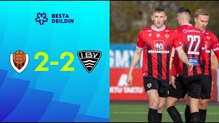 Víkingur 2 - 2 ÍBV | Víkingar bjarga stigi gegn 10 Eyjamönnum | Hápunktar Leiksins | Besta Deildin