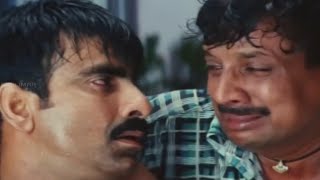 Emotional Scene Between Ravi Teja & Uttej || Khadgam Movie || Shalimar Cinema