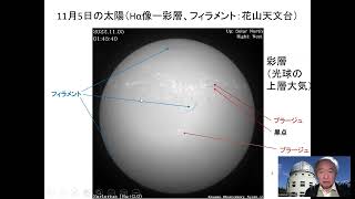 最近の太陽　花山天文台から　柴田一成(2022.11.05)