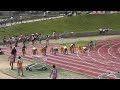 2014.6.14 　東大阪6月記録会 100m 中野　岩本　大久保