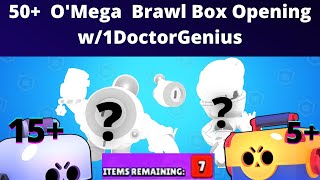Brawl Stars | 50+ O'Mega Box Opening I got a New Brawler, A lot of gadgets and more w/1DoctorGenius