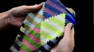 How to Knit Intarsia knitting Part 1 - k1p1 TV