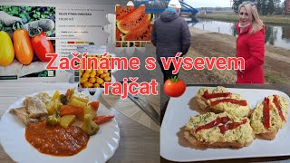 Neděle trochu jinak 🚶Vejce ptáka Ohniváka - nákup semínek rajčat 🍅Vajíčková pomazánka .