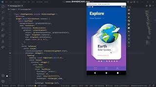 Solar System UI in Flutter